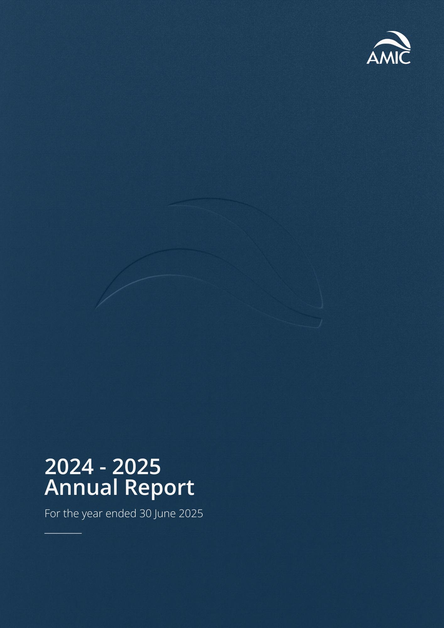 2024-25 Annual Report Cover Page